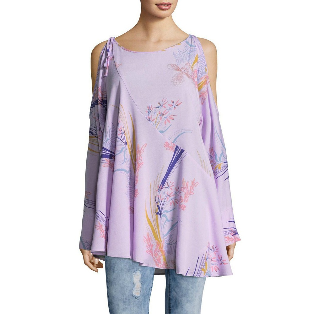 Free People Cold Shoulder Clear Skies Tunic Small